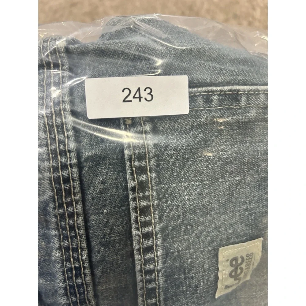 Vintage Y2K Lee Jeans Denim Carpenter Shorts Men's Size 36L Blue Baggy Skater